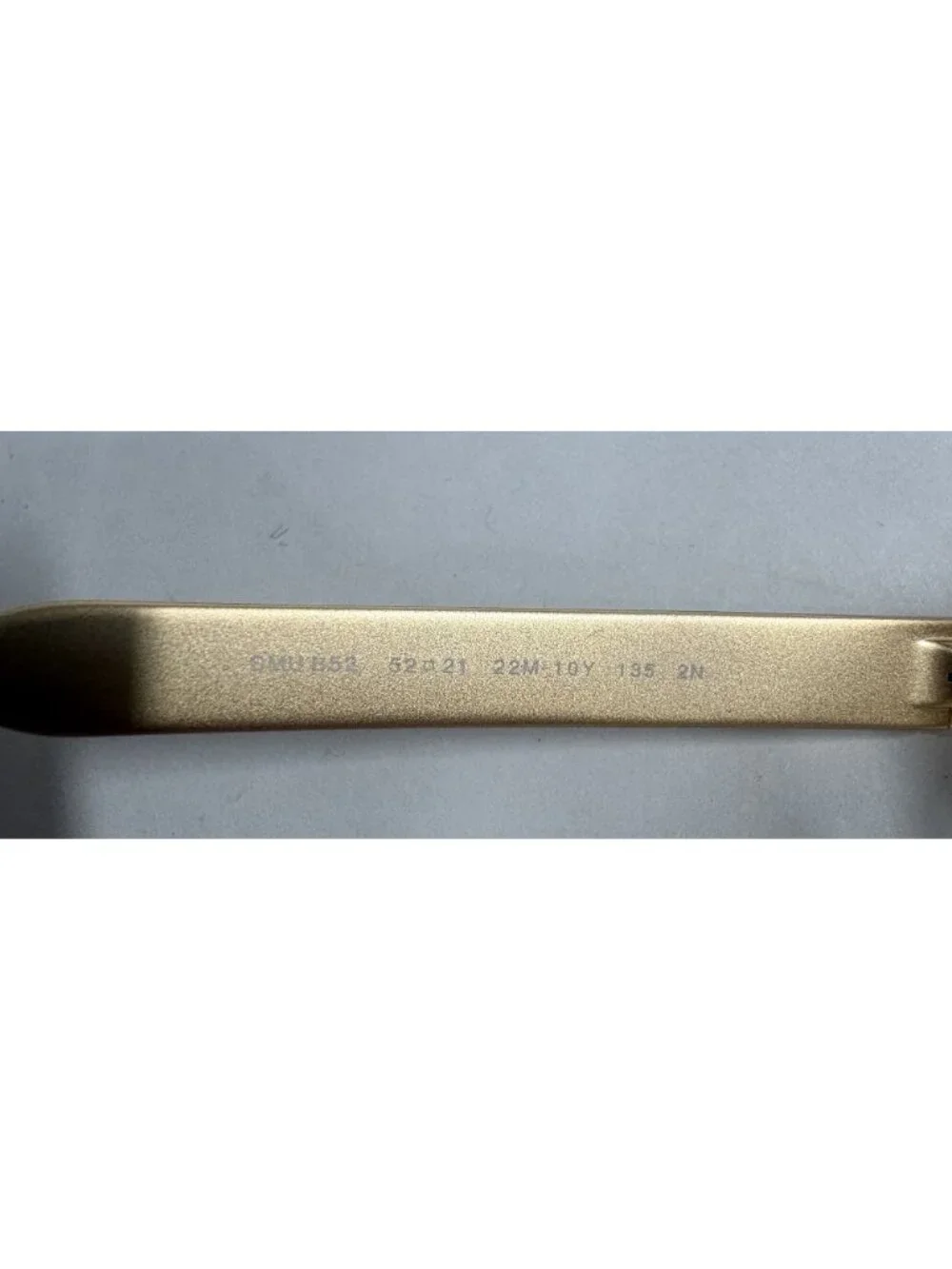 Miu Miu 52mm Oval Sunglasses in Ancient Gold/Brown